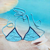 Bikini Top Triangle LightyBlue - TenaZZ Design