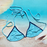 Bikini Top Triangle LightyBlue - TenaZZ Design