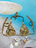 Bikini Top Triangle Gold - TenaZZ Design