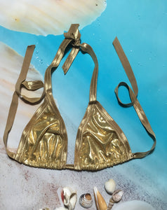 Bikini Top Triangle Gold - TenaZZ Design