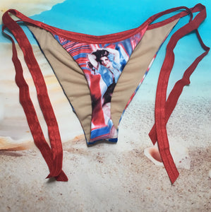 Bikini Bottom Red Blue - TenaZZ Design