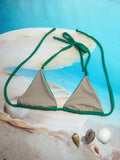 Bikini Top Triangle Seamless Green - TenaZZ Design