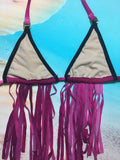 Bikini Top Handmade Fringed Triangle - TenaZZ Design